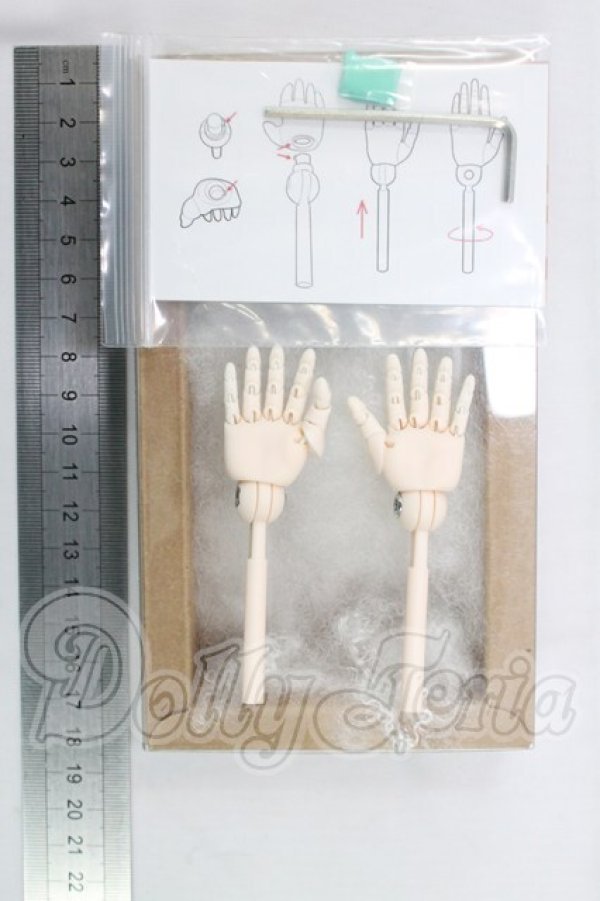 画像2: MDD/叶えの舞様製:可動ハンド I-26-06-25-201-KD-ZI (2)