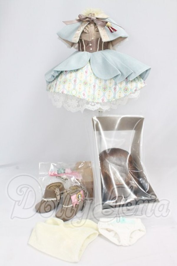 画像1: 幼SD/OF:ルナGalerie de l'esprit BONBON Fleur Bleu Ver.衣装 I-26-06-25-481-KD-ZI (1)