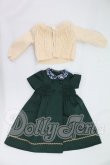 画像3: SDM＆MDD/OF：よそゆきワンピセット（ダークグリーン）・ミニ I-26-07-09-317-KD-ZI (3)