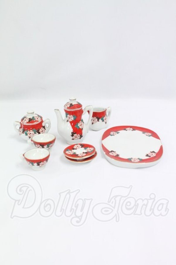 画像1: 60cmドール用ミニチュア食器セット I-26-08-20-185-KD-ZI (1)