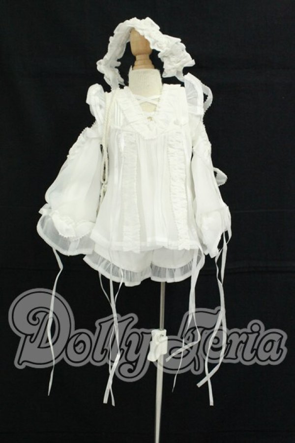 画像1: MDD/OF:CloudDoll製 天使のロリータフリルドレス I-26-08-27-227-KD-ZI (1)