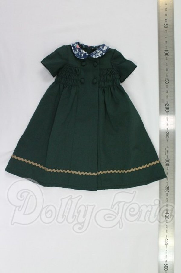 画像3: SDM＆MDD/OF：よそゆきワンピセット（ダークグリーン）・ミニ I-26-09-03-149-KD-ZI (3)