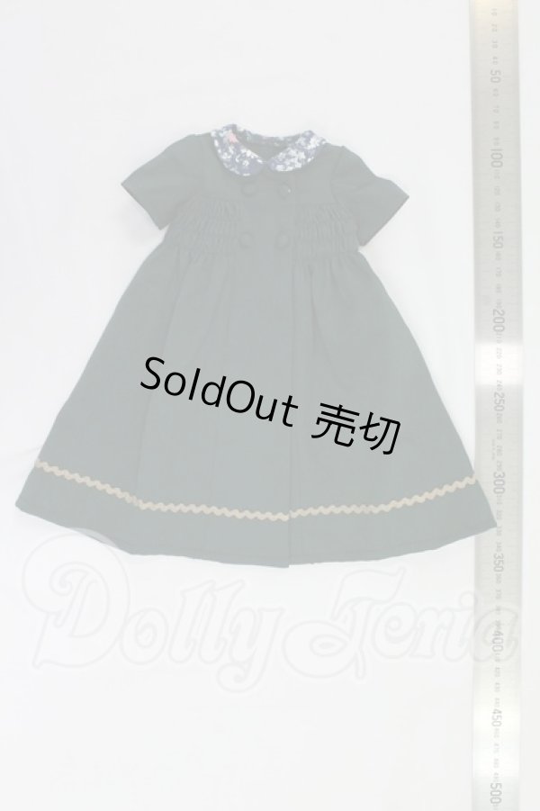 画像3: SDM＆MDD/OF：よそゆきワンピセット（ダークグリーン）・ミニ I-26-09-03-149-KD-ZI (3)