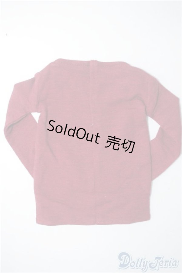 画像2: SDGｒB/OF：カットソー：ボルドー U-24-10-15-172-TN-ZU (2)