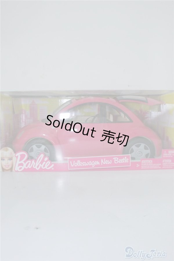 画像1: Barbie/Volkswagen Beetle and Doll Set by Mattel A-24-07-03-1145-TN-ZU (1)