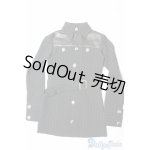 画像: SD17/OF:ストライプブラックコート U-24-07-16-087-KD-ZU