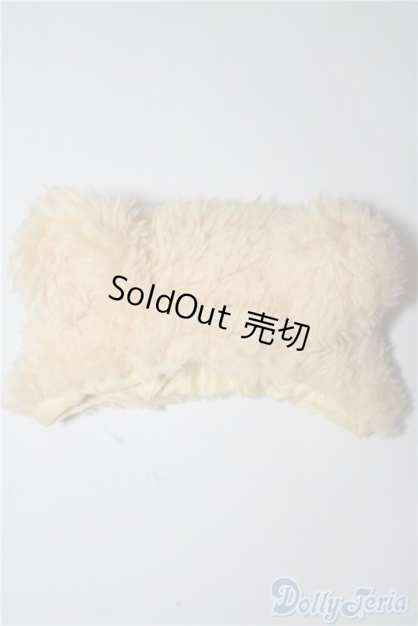 画像1: 幼SD/OF:くま耳帽子（カスタード）・ちび U-25-01-07-070-TN-ZU (1)