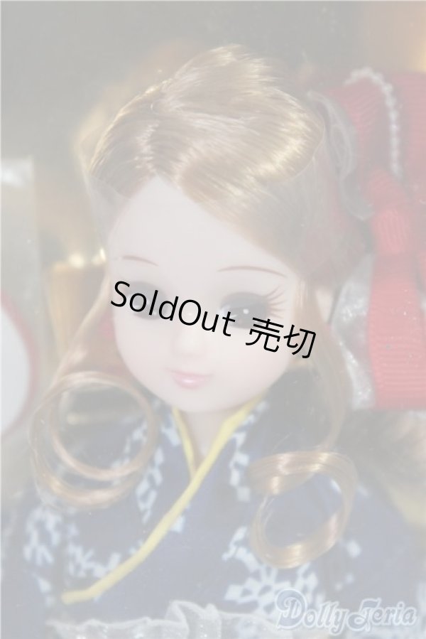 画像1: 東京2020オリンピックエンブレム浴衣リカちゃん/BJD　球体関節人形 A-25-03-12-392-KD-ZA (1)