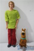 画像2: マテルバービー/ケン　シャギー＆スクービーBarbie Ken as Shaggy in Scooby-Doo Mattel　 A-25-04-16-1041-KD-ZU (2)