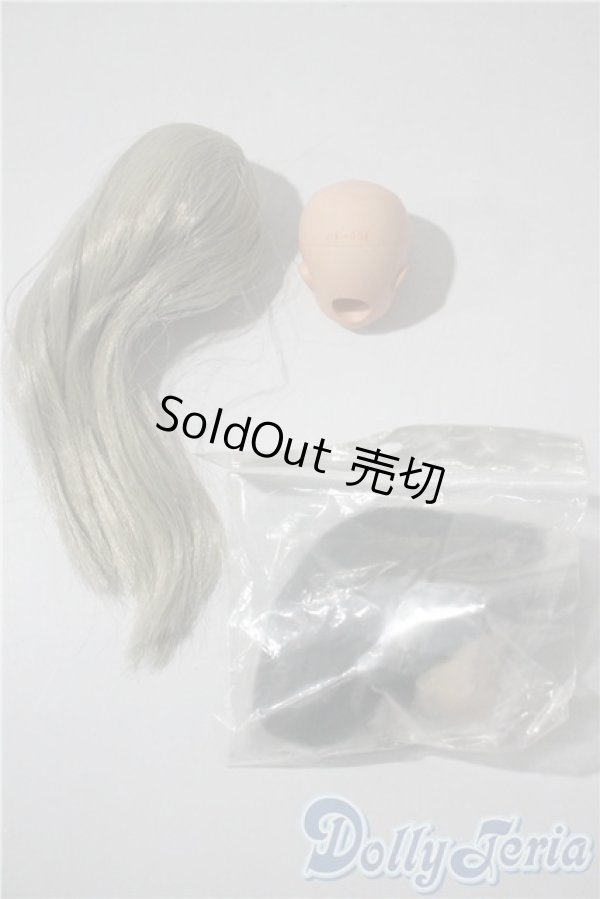 画像2: azone/ピュアニーモ用植毛ヘッド　植毛ヘッド A-25-04-23-1076-KD-ZU (2)