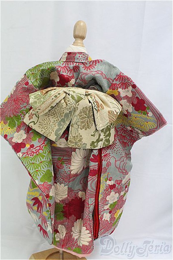 画像3: SDM＆MSD/OF:ほっぺこ堂様製着物/1/4　40ｃｍ　BJD　MJD　衣装　ドール用 I-25-11-30-133-KD-ZI (3)