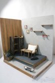 画像1: 1/6/ドールハウス・家具付き A-25-08-20-1096-KD-ZU (1)