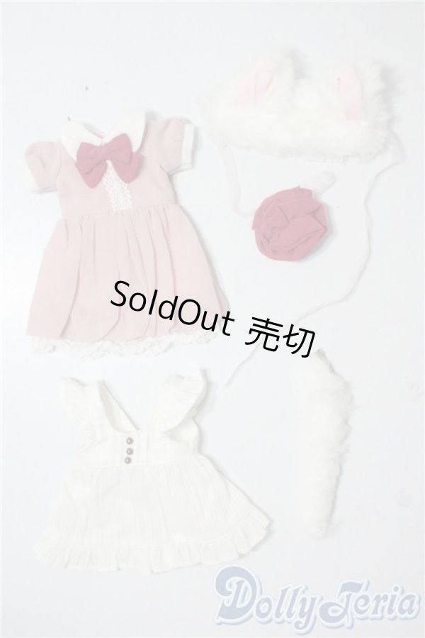 画像1: 幼SD/OF：ホワイトキャットガールセット U-25-07-22-033-TN-ZU (1)