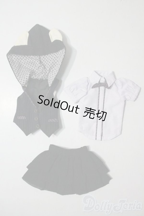 画像1: MSD＆MDD/OF：ねこ耳フードベストセット U-25-06-10-122-TN-ZU (1)