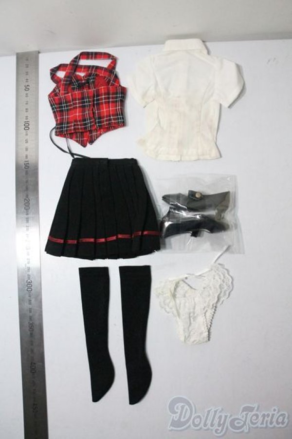 画像2: DD/OF：ビスチェドレスセット(赤) A-25-06-11-1013-TN-ZU (2)