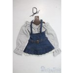 画像: DDdy/OF:デニムサスペンダースカートセット　VOLKS A-25-06-18-1082-KD-ZU