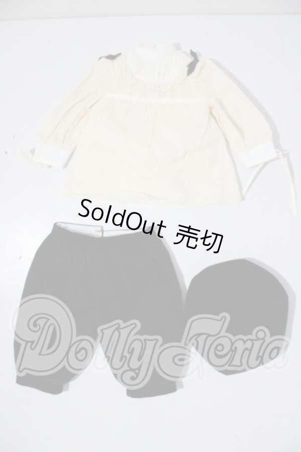 画像1: SD/OF:リボンブラウス&ベレー帽セット U-25-06-24-157-TN-ZU (1)