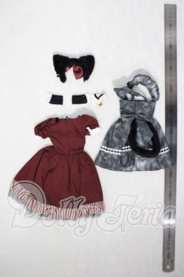 画像2: azone/OF:50月夜のいたずら猫メイドset A-26-08-26-1080-KD-ZU (2)