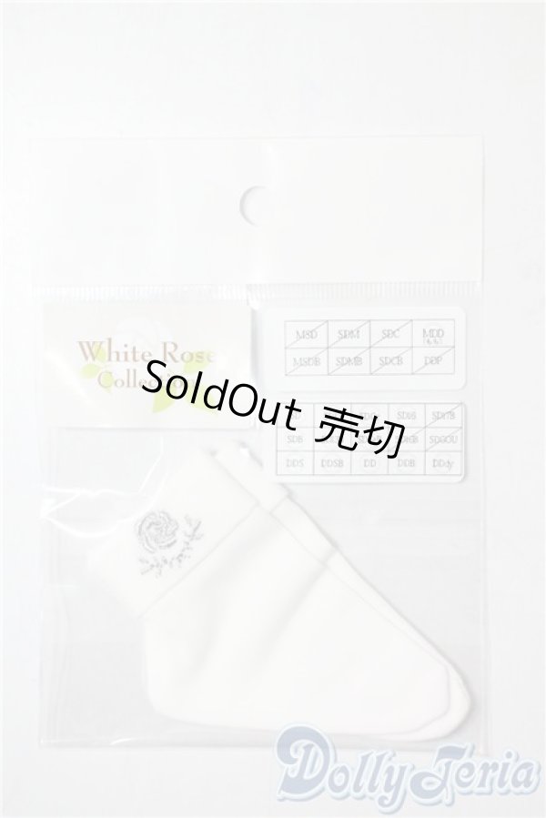 画像1: SD/OF：灰バラ女学院指定三つ折りソックス U-25-08-12-204-TN-ZU (1)