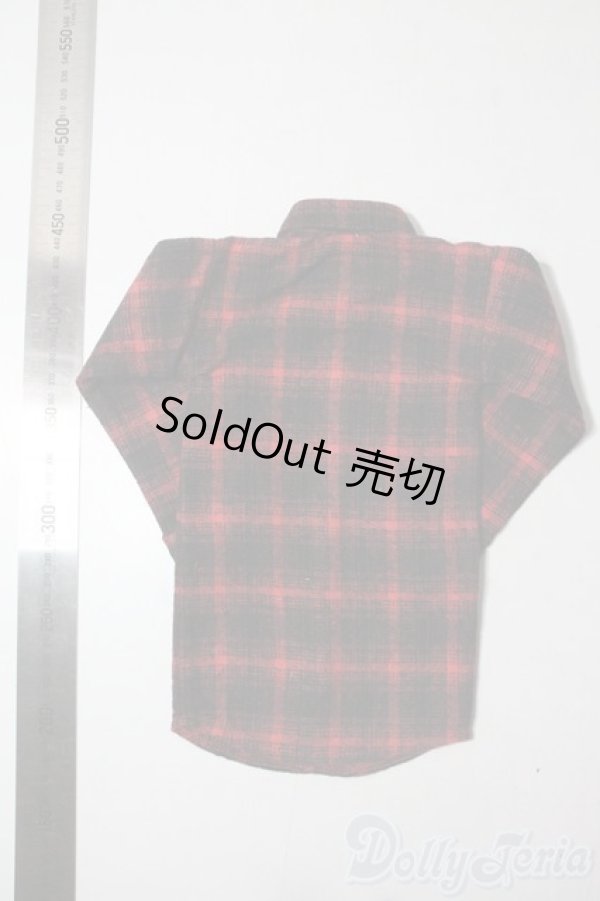 画像2: SD17B/OF:チェックネルシャツ（ブラック×レッド）VOLKS U-25-08-19-047-TN-ZU (2)