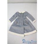 画像: SD/OF ファー付きAラインコート(スモークブルー) U-25-08-26-129-TN-ZU