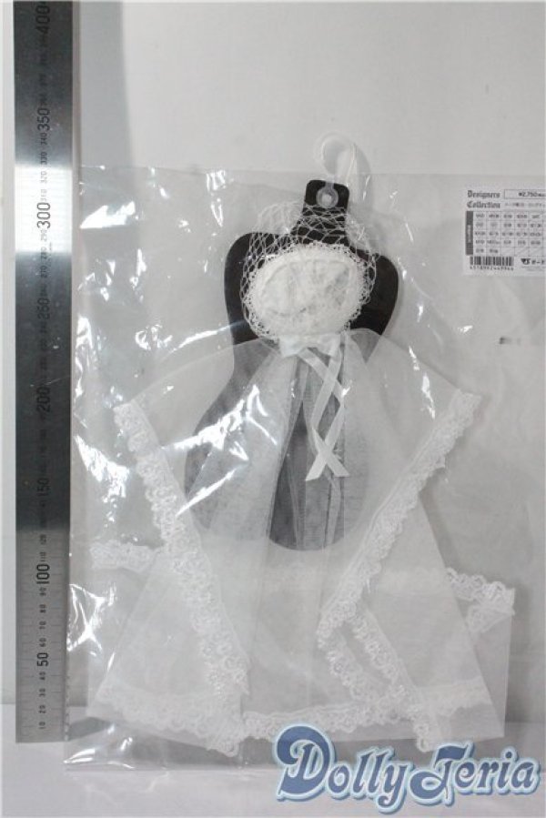 画像2: SD/OF：トーク帽（白・ロングチュール） U-25-09-09-130-TN-ZU (2)