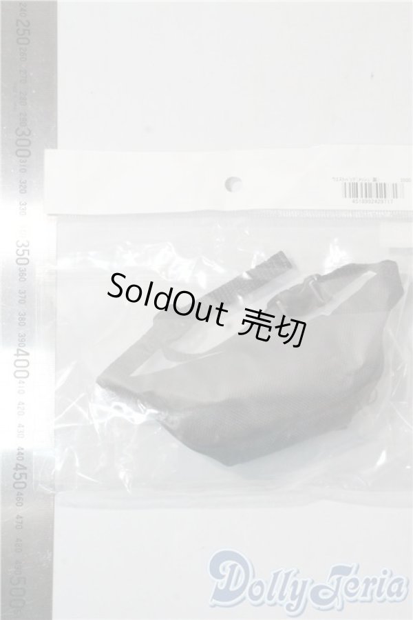 画像2: SD/ウエストバッグ（メッシュ・黒） U-25-09-16-176-TN-ZU (2)