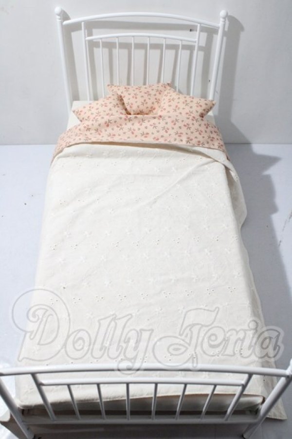 画像1: 1/4ドール/ベッド＆お布団セット U-26-02-25-210-TN-ZU (1)