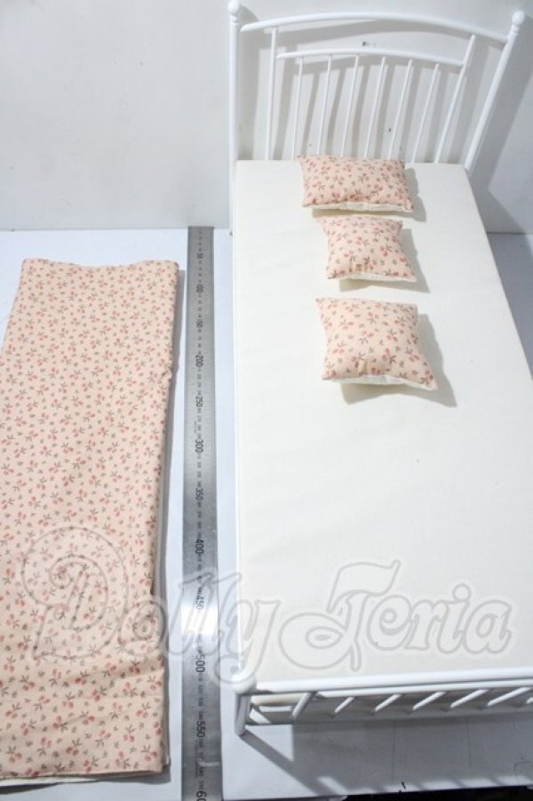 画像3: 1/4ドール/ベッド＆お布団セット U-26-02-25-210-TN-ZU (3)