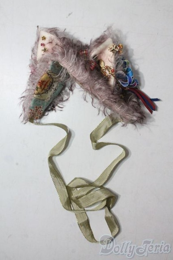 画像1: SD/Perceneige Paraimeeモヘア製獣耳ヘッドベルト U-25-10-14-176-TN-ZU (1)