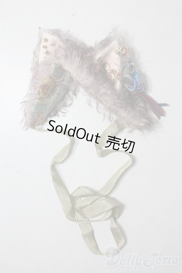 画像1: SD/Perceneige Paraimeeモヘア製獣耳ヘッドベルト U-25-10-14-176-TN-ZU (1)