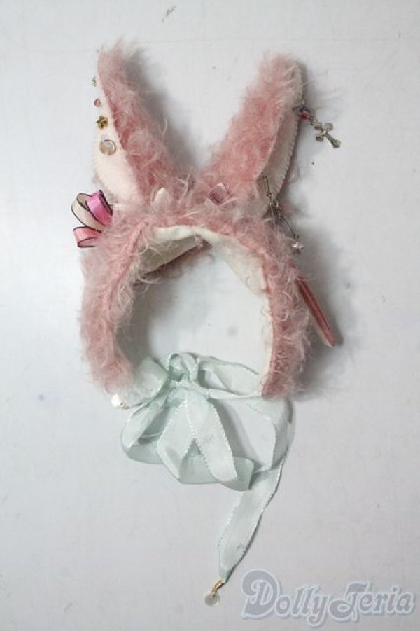 画像1: SD/Perceneige Paraimeeモヘア製獣耳ヘッドベルト U-25-10-14-177-TN-ZU (1)