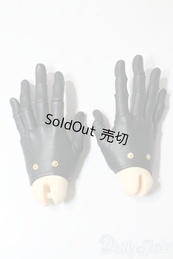 画像1: La Legende de Temps/Lether-gloved(hands) A-25-10-15-1092-TN-ZU (1)