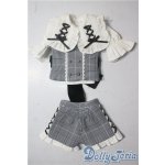 画像: MDD/OF:乙女キュロットセット(グレー)・ミニ U-25-10-28-121-TN-ZU