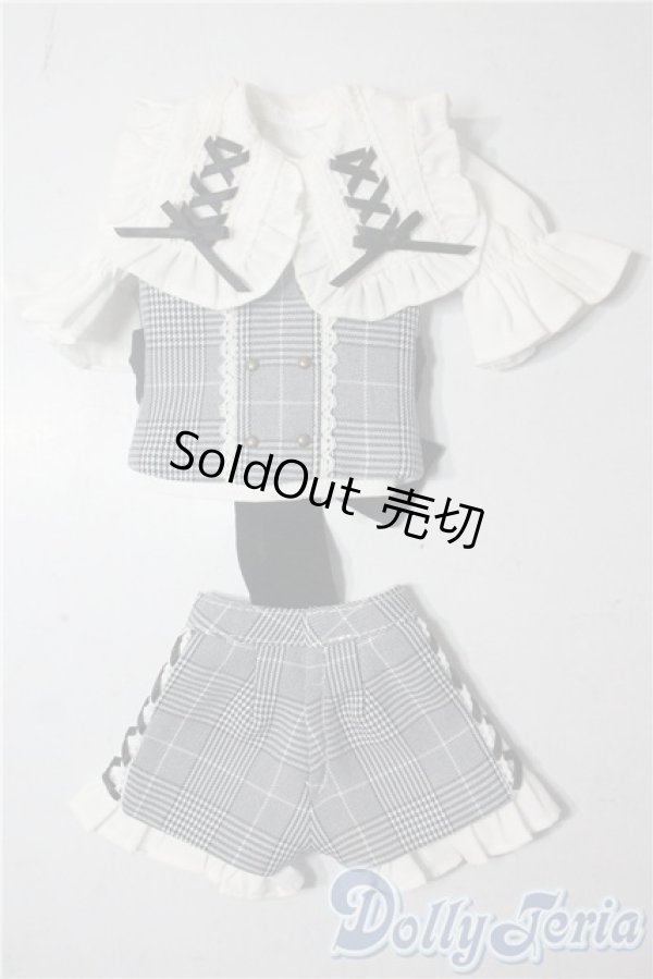 画像1: MDD/OF:乙女キュロットセット(グレー)・ミニ U-25-10-28-121-TN-ZU (1)