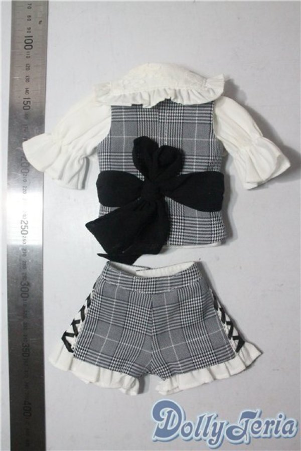 画像2: MDD/OF:乙女キュロットセット(グレー)・ミニ U-25-10-28-121-TN-ZU (2)