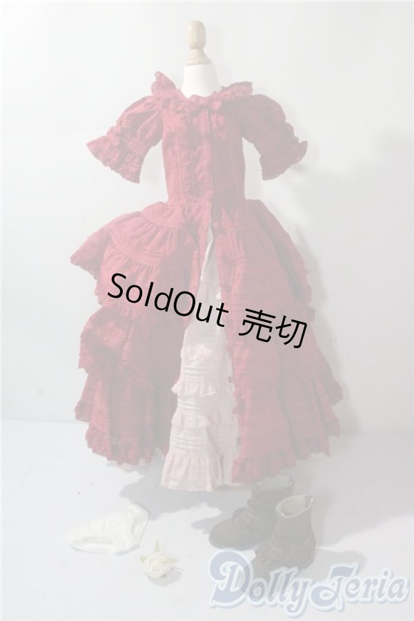 画像1: SD/OF:PINK HOUSE 「赤ローンワンピースコーデセット」 U-25-10-28-209-TN-ZU (1)