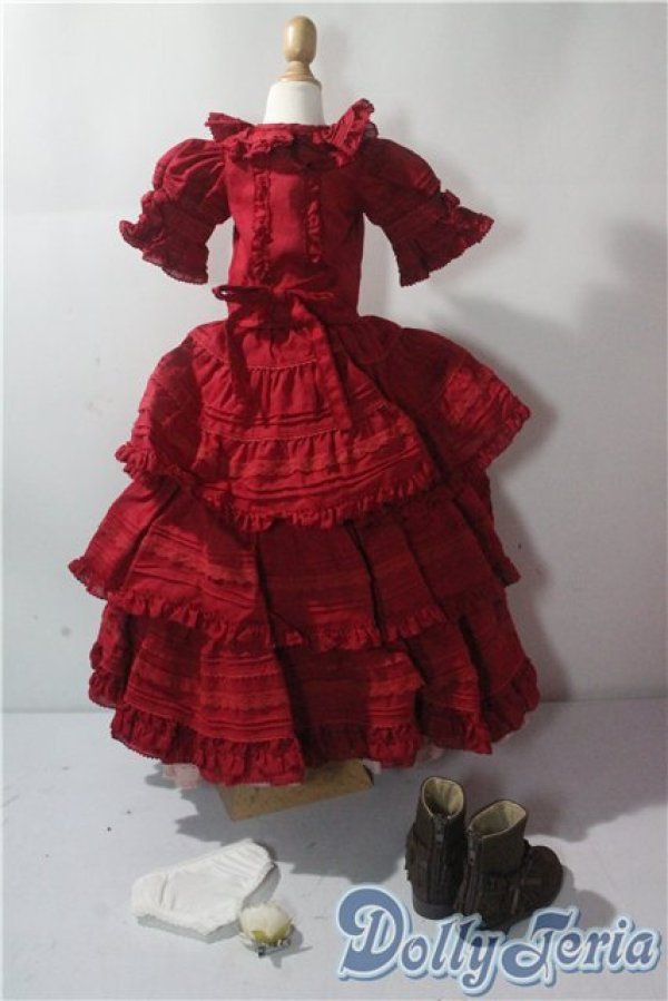 画像2: SD/OF:PINK HOUSE 「赤ローンワンピースコーデセット」 U-25-10-28-209-TN-ZU (2)