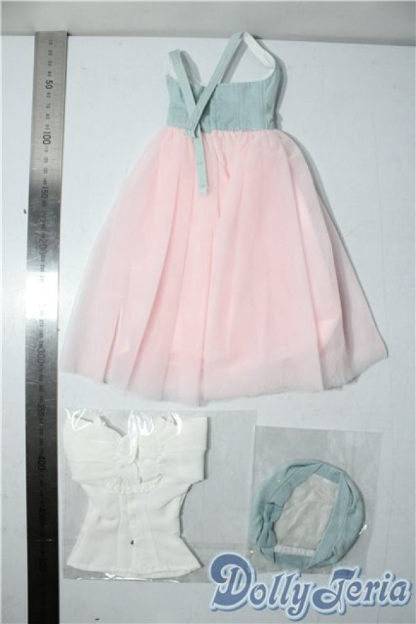 画像2: DD/OF:デニム×チュール ガーリーワンピース A-25-11-12-1059-TN-ZU (2)