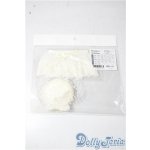 画像: MSD〜SD/OF トーク帽&レース付け襟セット(白) U-25-11-12-188-TN-ZU