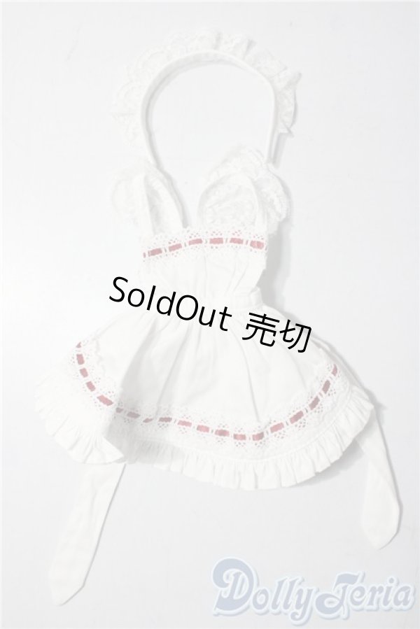 画像1: MDD/OF:メイドさんエプロンセット・ミニ A-25-11-12-1074-TN-ZU (1)