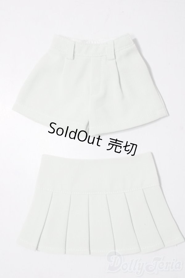 画像1: MSD/OF:スカートフラップ付きショートパンツ（ミント）・ミニ U-25-11-19-157-TN-ZU (1)