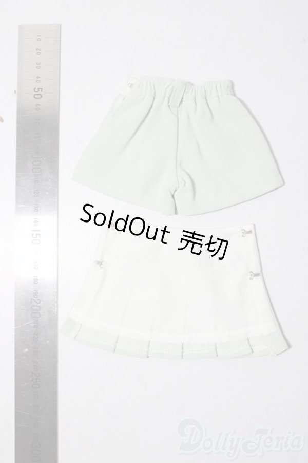 画像2: MSD/OF:スカートフラップ付きショートパンツ（ミント）・ミニ U-25-11-19-157-TN-ZU (2)