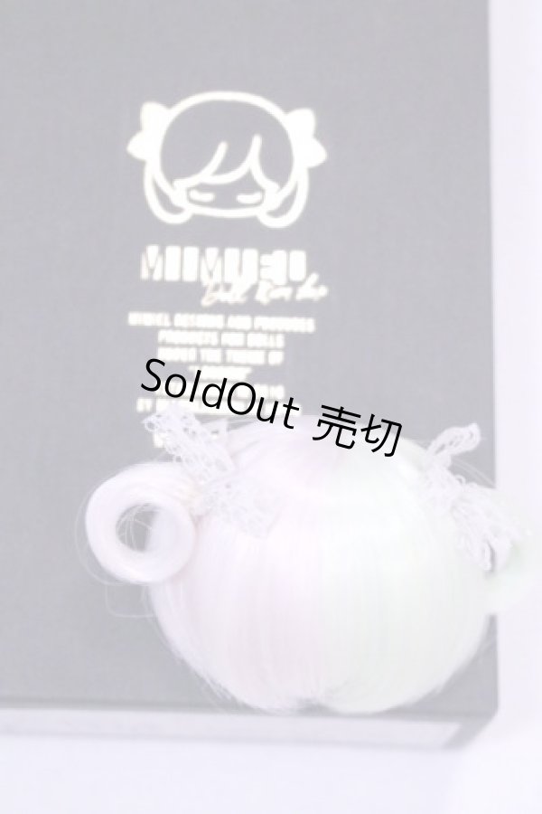 画像2: 4.5inch/MIMIEL様製 ウィッグ/インチ　BJD　MJD　ドール用 A-26-10-21-1138-TN-ZU (2)