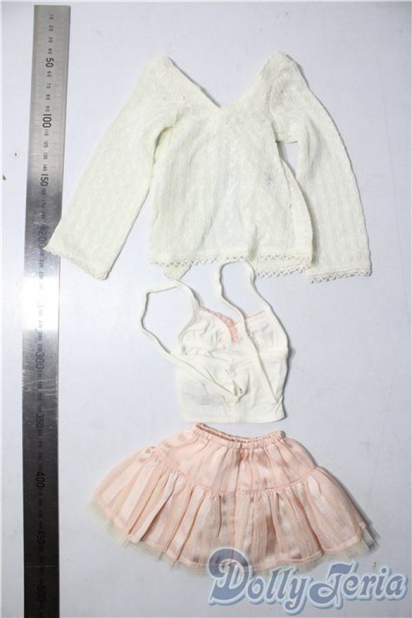 画像2: SD/OF：ミルキーホワイトカーデセット U-25-11-26-009-TN-ZU (2)