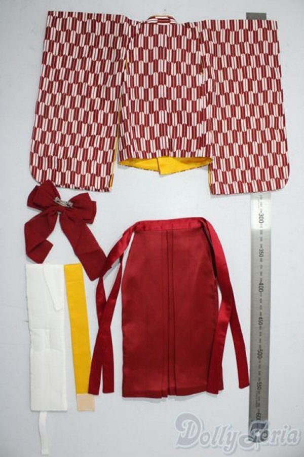 画像2: DD/OF：華やか袴セット（茜色） A-25-11-19-1062-TN-ZU (2)