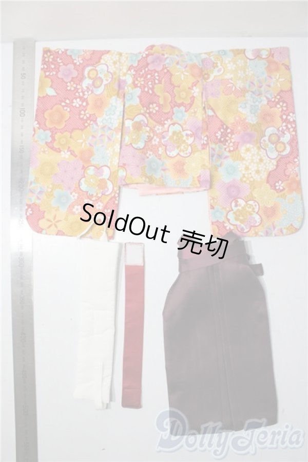 画像2: SD/OF:ボークス 天使のころも 女学生袴セット(緋色) U-25-11-26-006-TN-ZU (2)