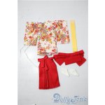 画像: 幼SD/OF：くれない袴セット・ちび U-25-11-26-132-TN-ZU