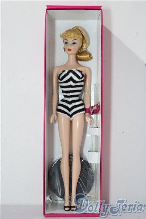 画像2: 復刻バービー ブラック・アンド・ホワイト スイムスーツ A-25-12-17-1095-TN-ZU (2)