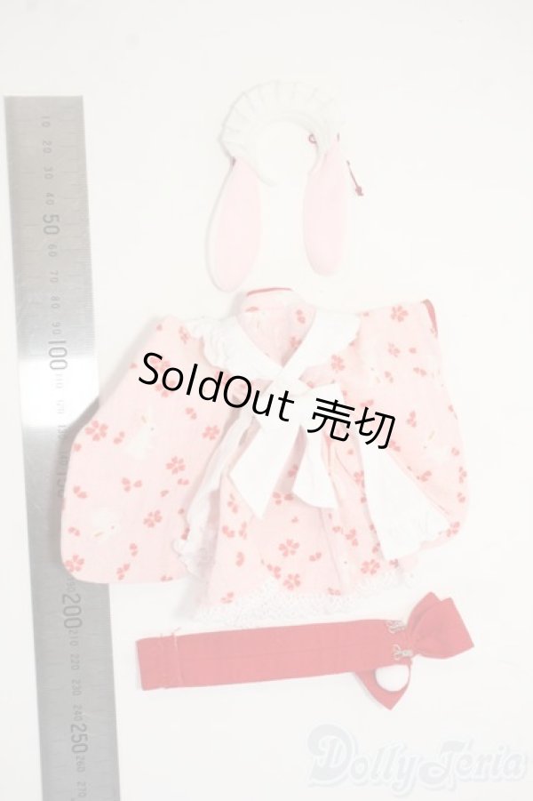 画像2: azone/OF:PNSうさミミ和装メイドset Y-25-12-24-251-TN-ZY (2)